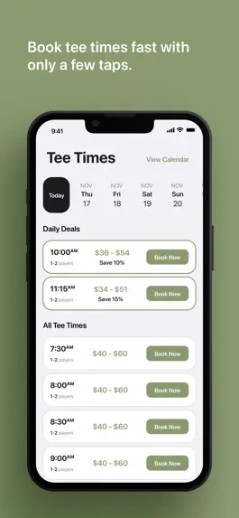 Game screenshot Teravista Tee Times apk