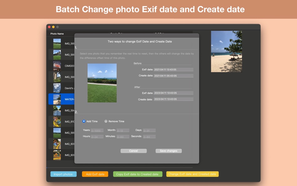 #2. FotoDater (macOS) 来自: 栋 陈