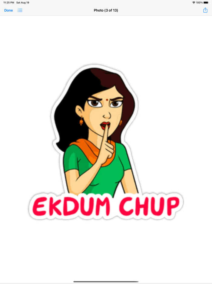 Cute Girl daily Chat Stickers