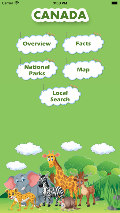 National Parks in Canada Screenshot