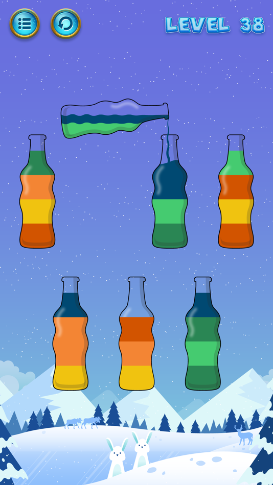 #2. Water Sort Puzzle Bottle Game (iOS) Podle: Kavita Gabani