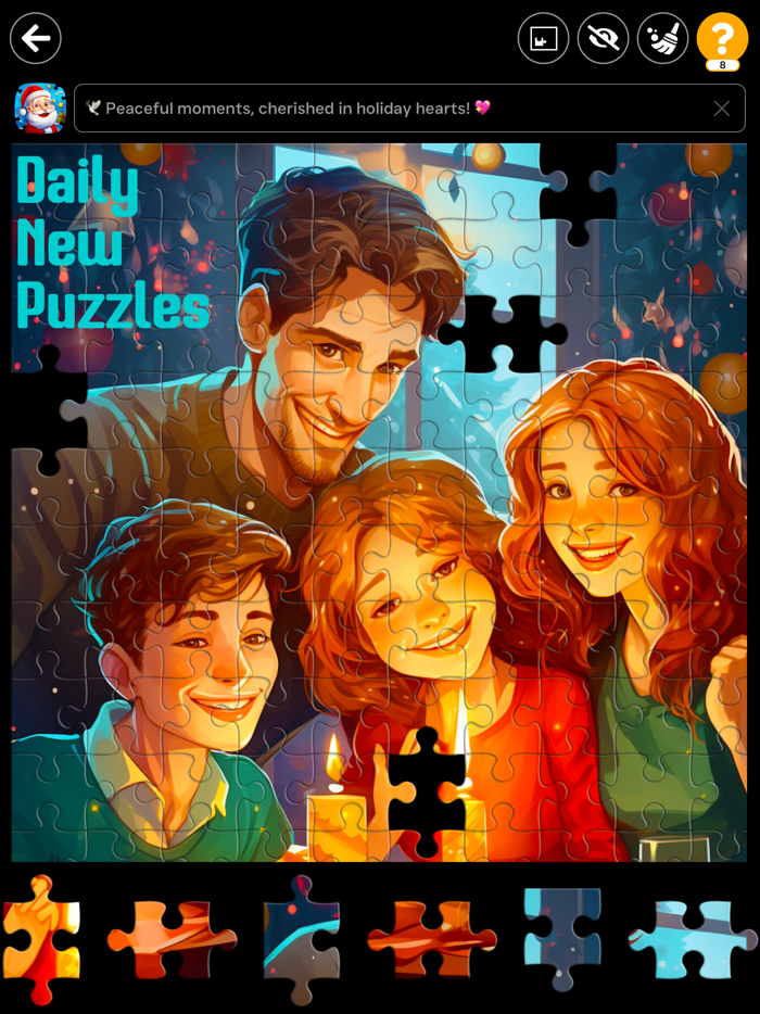 Magic Santa Jigsaw Puzzles