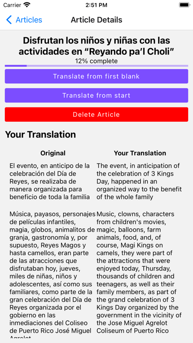 Boom! Languages Screenshot
