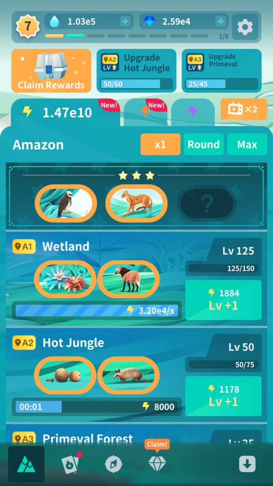 #5. Idle Wildlife Incremental Zoo (iOS) Podle: CapPlay Interactive Inc.