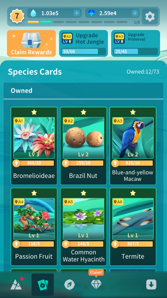#6. Idle Wildlife Incremental Zoo (iOS) Podle: CapPlay Interactive Inc.