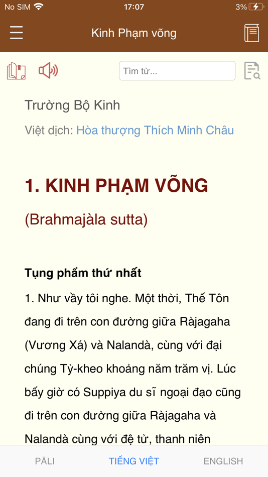 #1. Nikaya Reading (iOS) 由: Mai The Hung