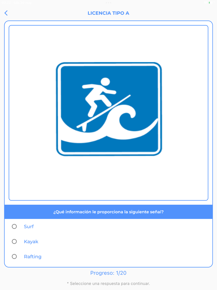 Test de Licencia de Conducción