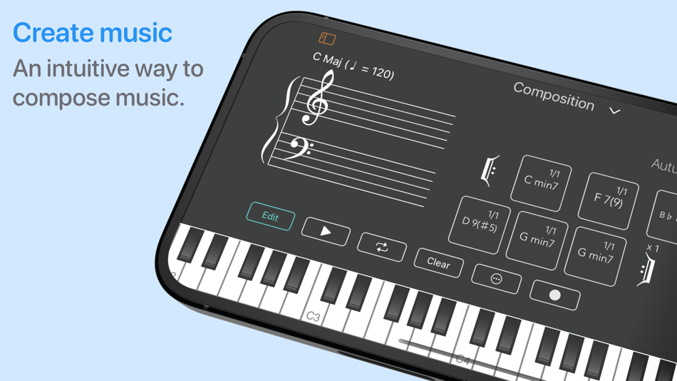 #1. Chordio+: create & learn music (iOS) 由: One In A Billion Ltd
