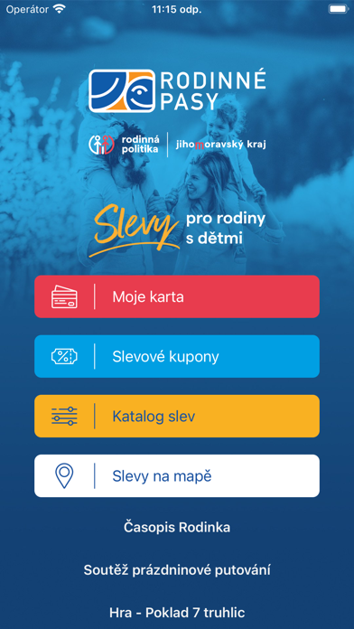 Rodinné pasy JMK Screenshot