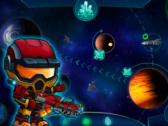 Vlad and Niki Space shooter