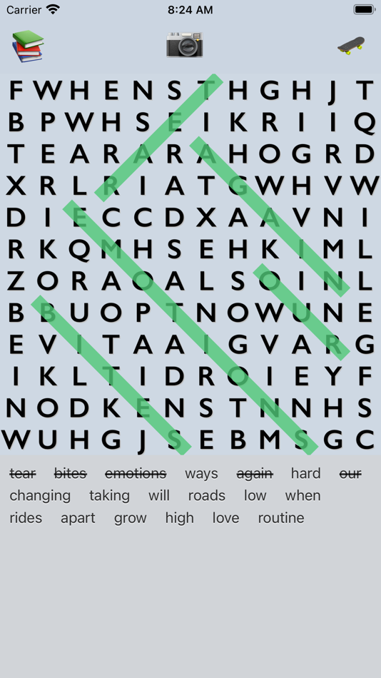 #10. Find the words (iOS) 由: NO WOO KYOUNG