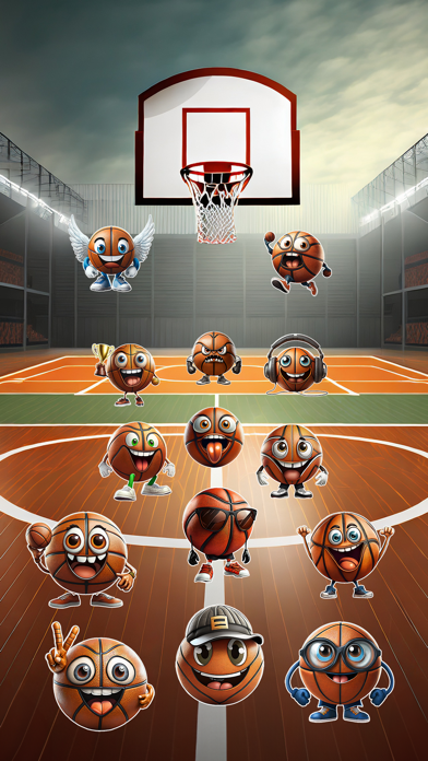 Basketball Faces Stickers Screenshot
