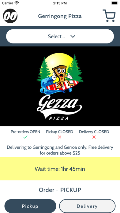 Gerringong Pizza Screenshot