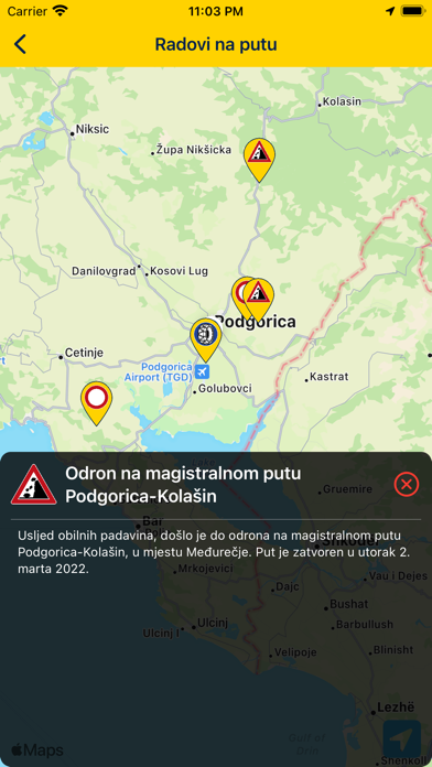 Auto moto savez Crne Gore Screenshot
