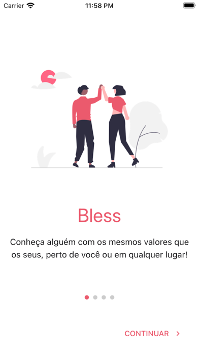 Bless - Namoro Cristão Screenshot