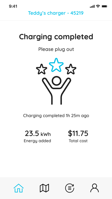 Elite EV Charging Screenshot