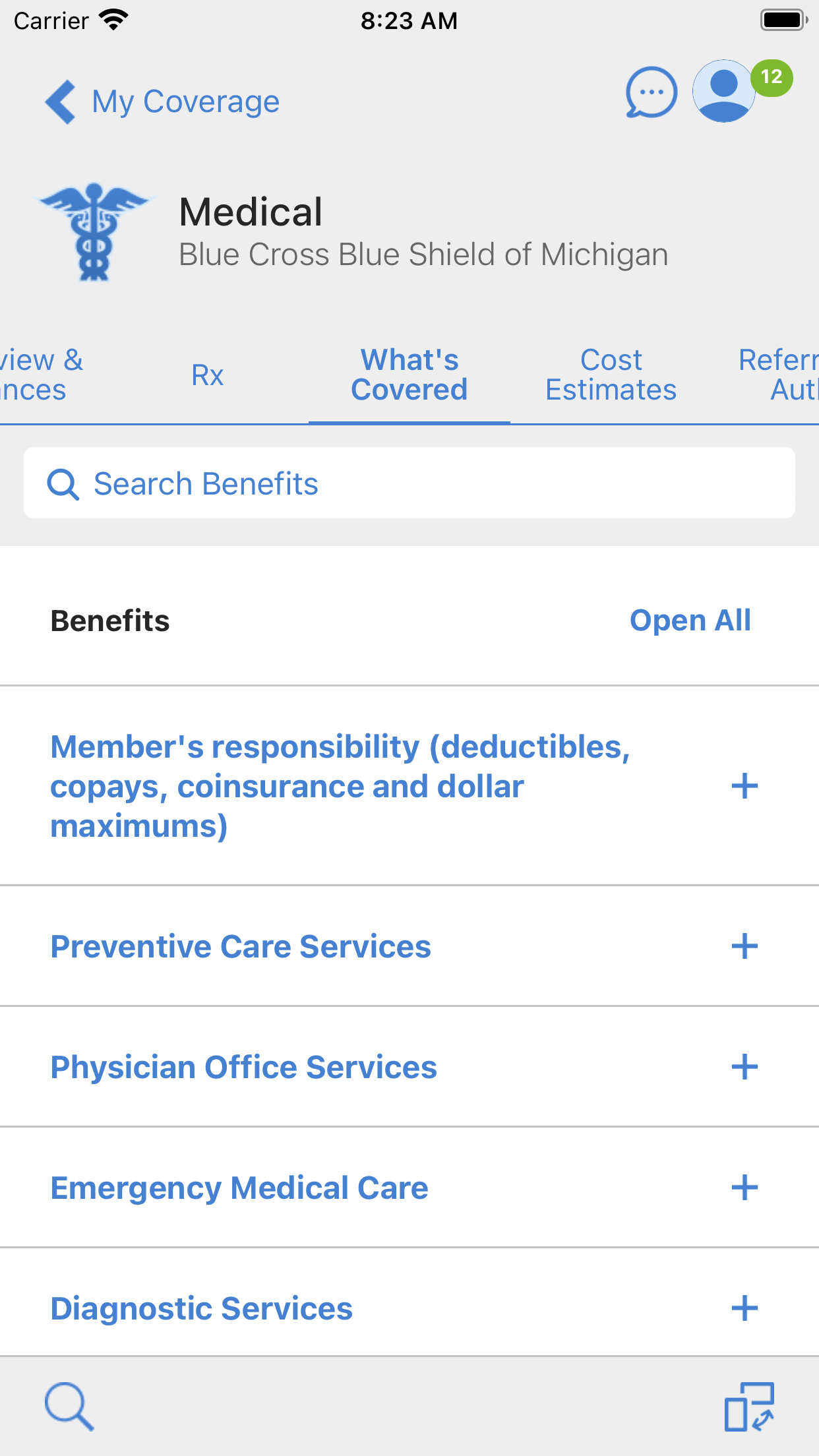 BCBSM screenshot 5