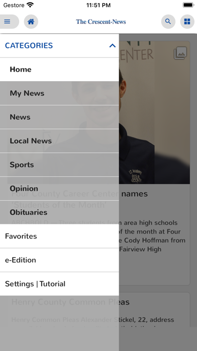 Crescent-News eEdition Screenshot