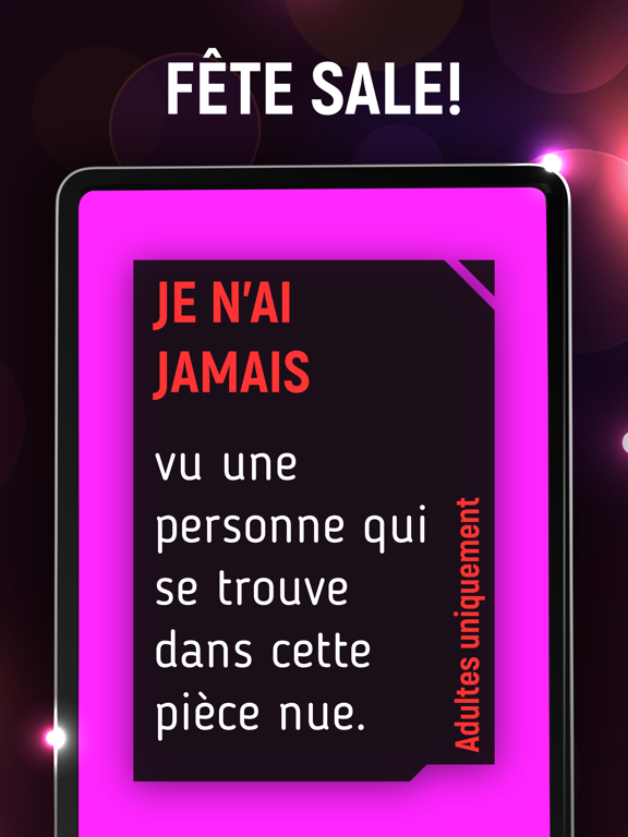 Screenshot #5 pour Je N’ai Jamais - Jeux Soiree
