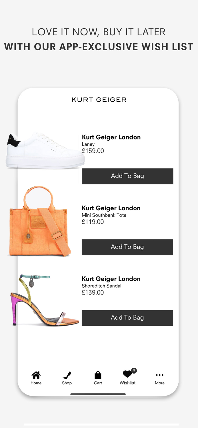 Kurt Geiger Shop Shoes and Bags