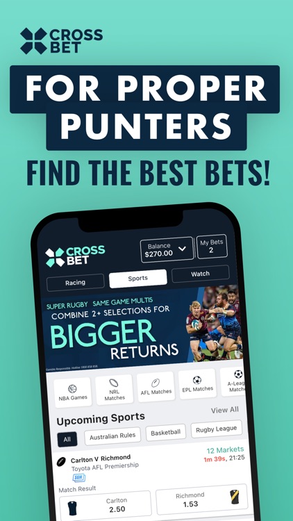 CrossBet - For Proper Punters