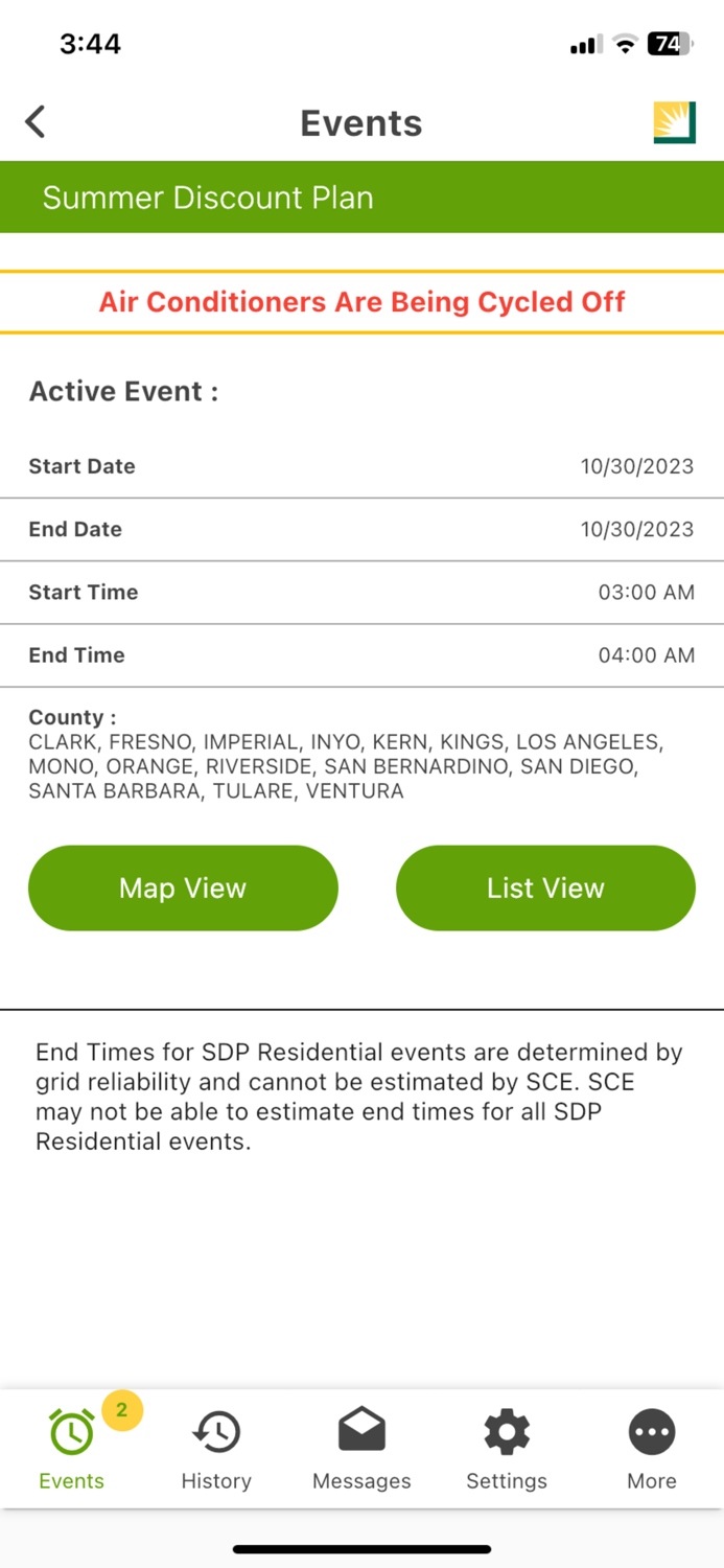 SCE DR Alerts
