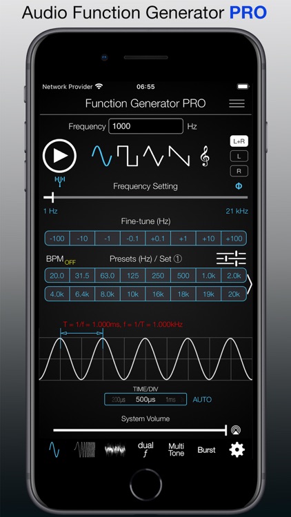 Audio Function Generator PRO