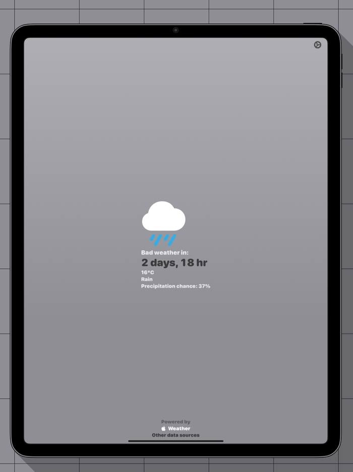 Bad weather Countdown