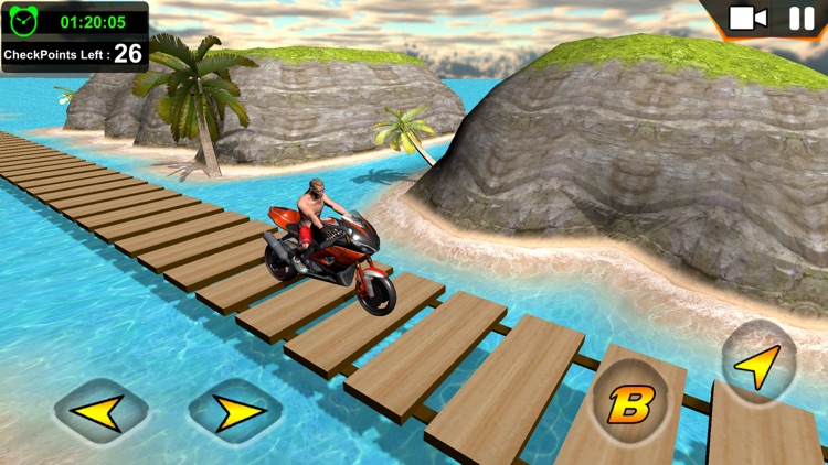 Beach Moto Bike Stunts screenshot-4