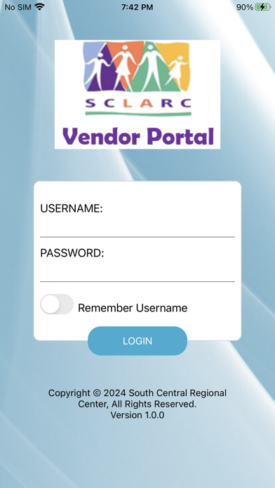 Screenshot 1 of SCLARC Vendor Portal App