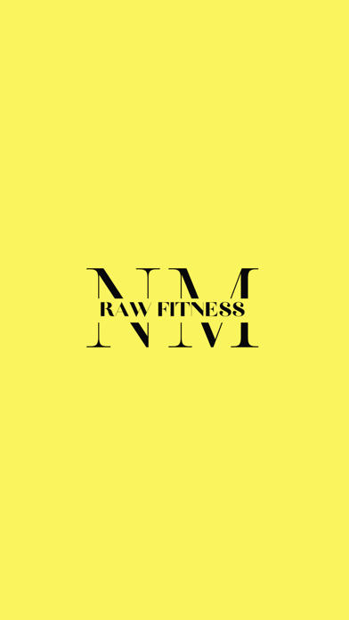 Raw Fitness App Screenshot
