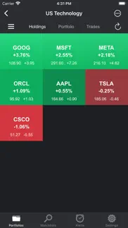 portfolio trader-stock tracker iphone screenshot 4
