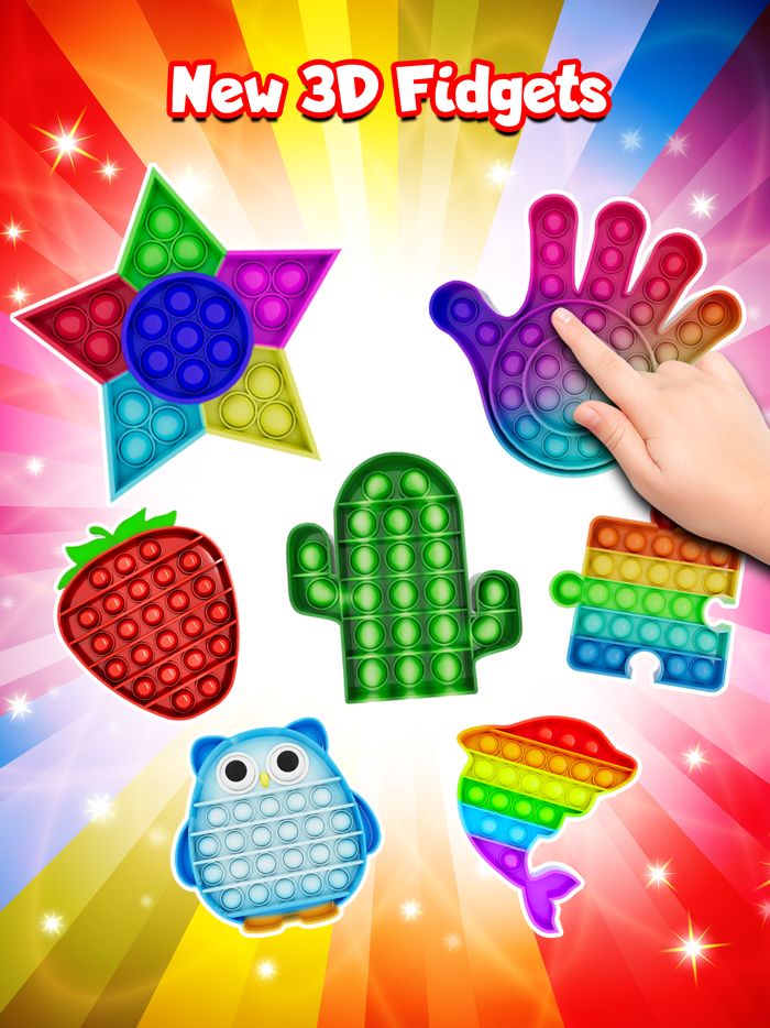 Pop it - Fidget Game 3D