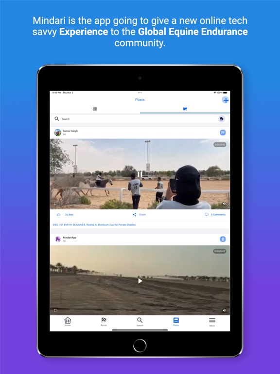 Mindari App iPad screenshot 6 - Sports app
