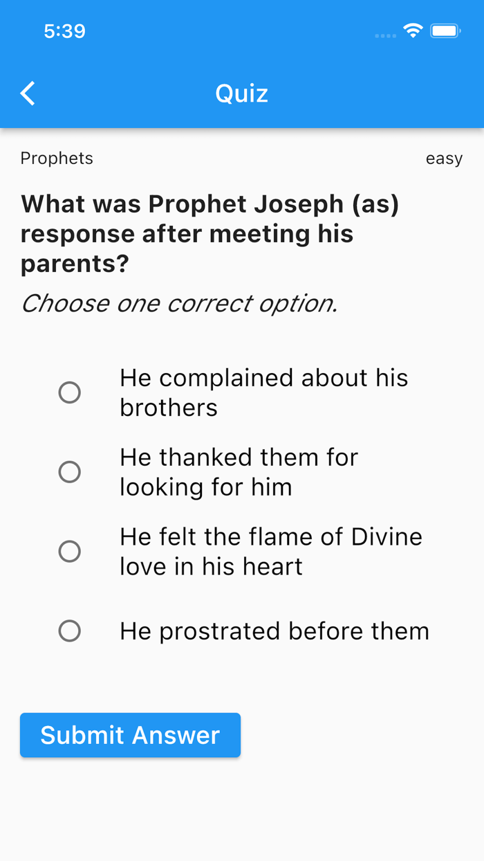 iQra Quran Quiz
