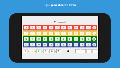 Qwixx - Game Sheet Screenshot