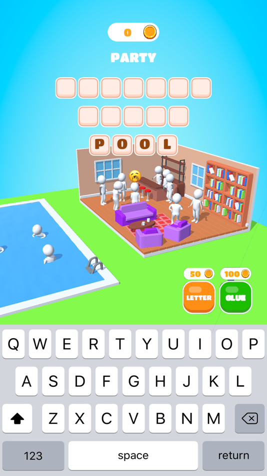 #2. Fill The Word 3D (iOS) 由: Studio Billion Oyun Teknolojileri Anonim Sirketi