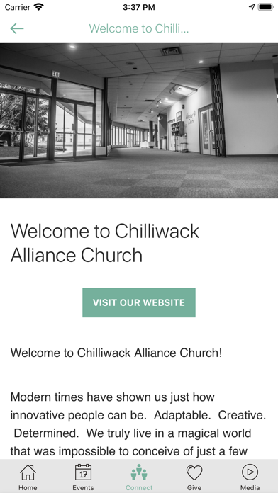 Chilliwack Alliance Church Screenshot