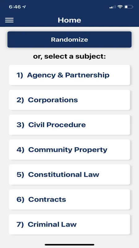 Bar Exam Essay Rules screenshot 4 of 10