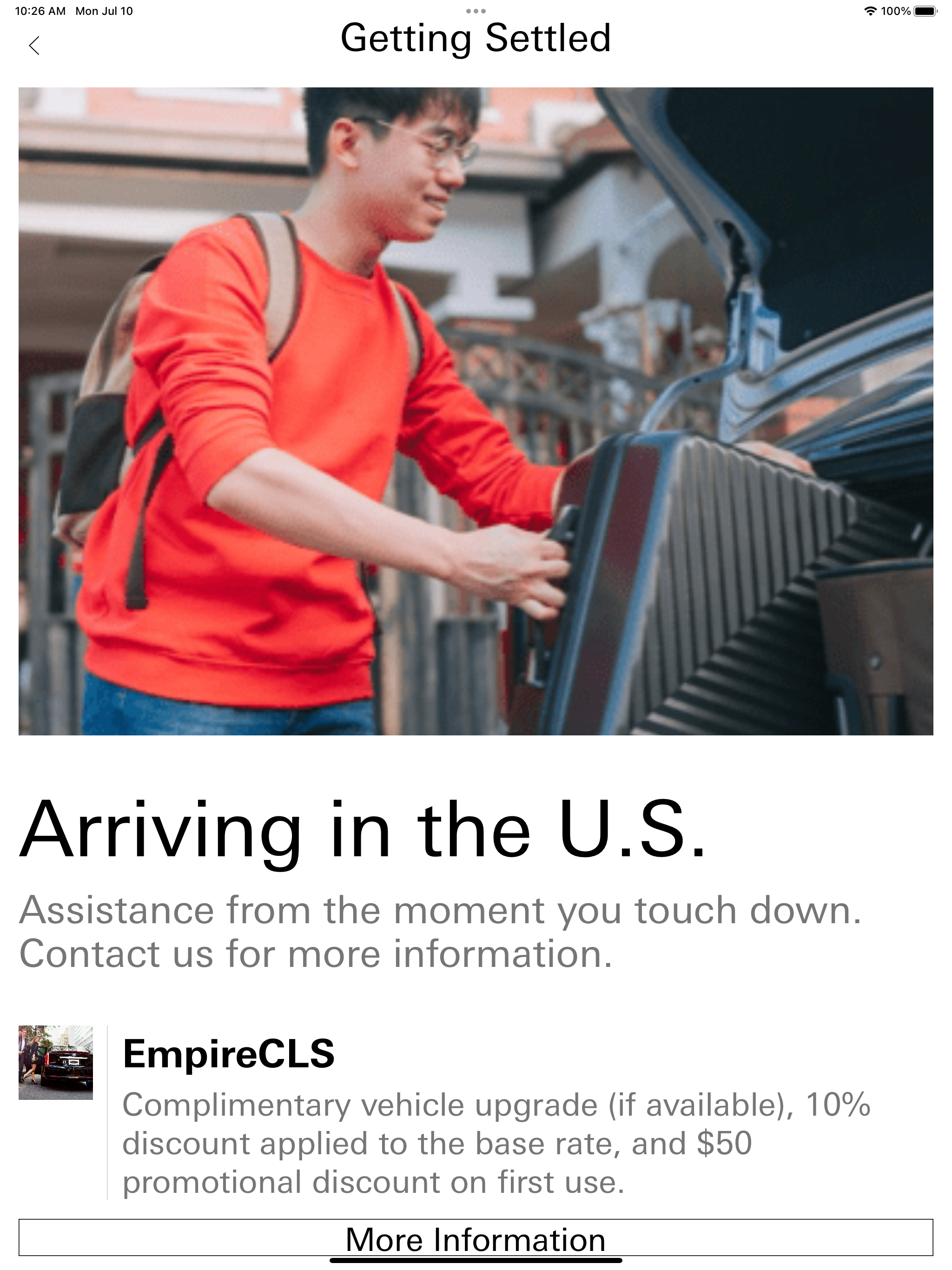 New to U.S. Services