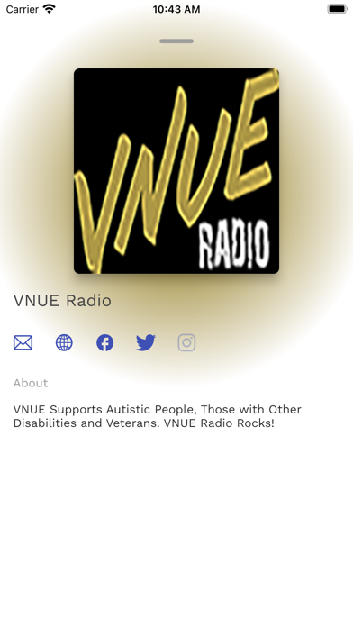 VNUE Radio Screenshot