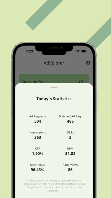 AdXplorer - Earning Report App Screenshot