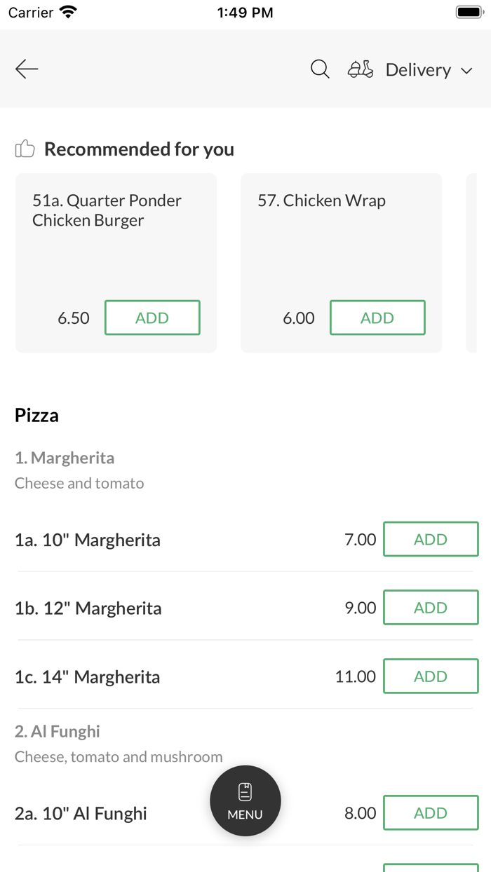 Divanos Pizza Washington