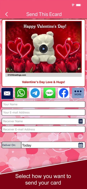 Valentine's Day eCard & wishes on the App Store