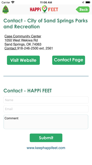 HAPPiFEET - Sand Springs Screenshot
