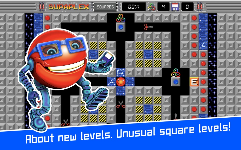 #3. Supaplex SQUARES (macOS) 由: Danila Gorozhanin