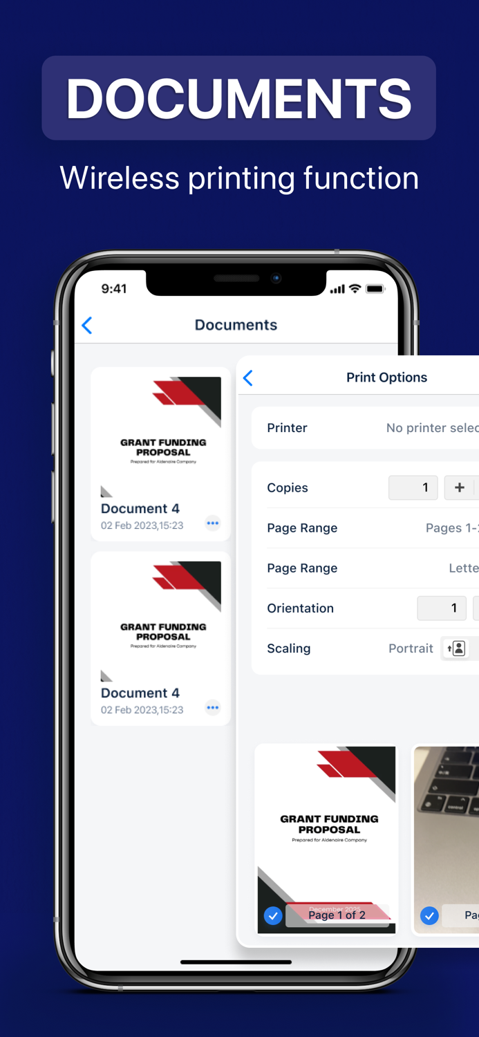 Printer Pro Scan and Print PDF