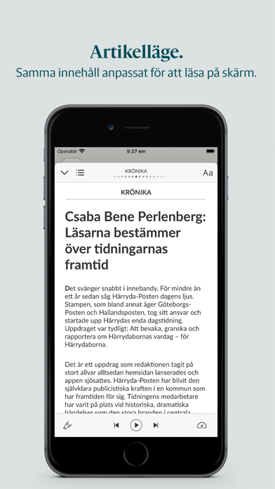 Härryda-Posten e-tidning Screenshot