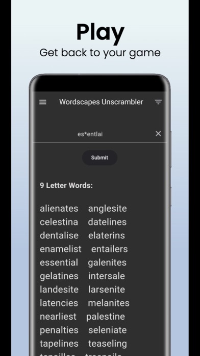Unscrambler Screenshot