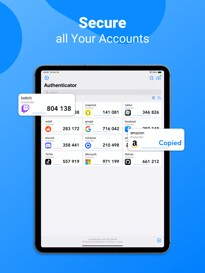 Authenticator App - Safe 2FA